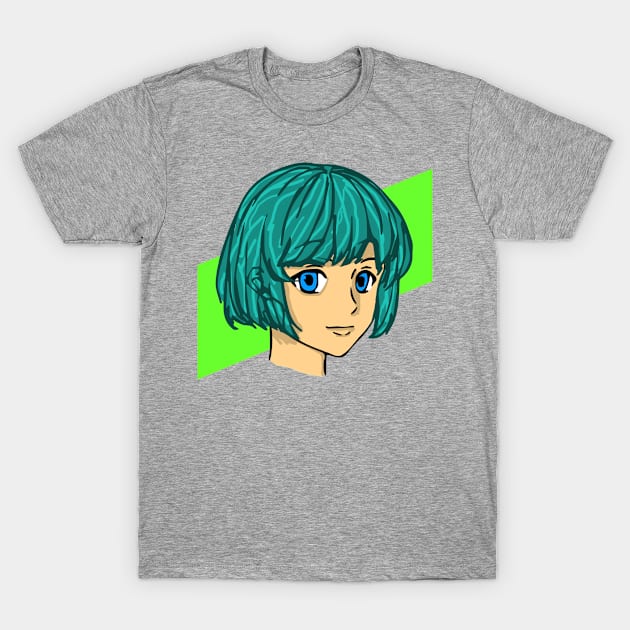 Manga Anime Japanese Vaporwave Retro Futuristic Aesthetic T-Shirt by livania